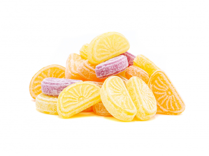 Orange-Zitrone Schnitten - Fruchtbonbons 120g